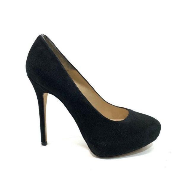 AllSaints Cigarette Concealed Suede Heels Pumps - Picture 6 of 10